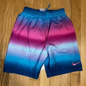 Nike S Kids Gradient swim trunks - Pink and Blue